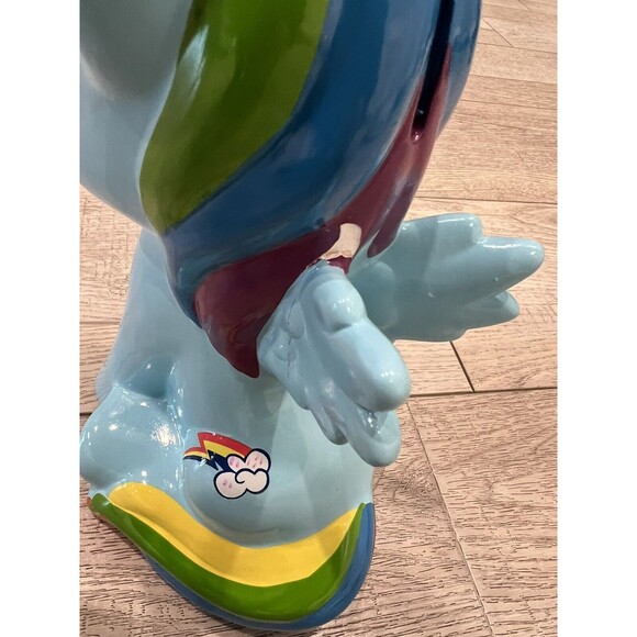 Hasbro My Little Pony Rainbow Dash 9.5" Ceramic Coin Piggy Bank w/Plug Figure - Picture 4 of 9